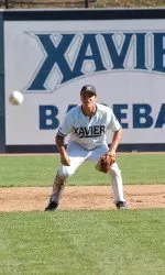 Joe Forney was one of two Musketeers to register multiple hits in the game.