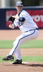 Scott Klever earned a no-decision after allowing just one run through seven-plus innings on the mound.