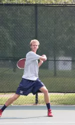 Adam Krull obtained one of the two wins recorded by the Musketeers, this afternoon.