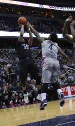 Myles Davis scored a game-high 19 points, shooting over 66 percent from the floor.