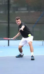 Arthur Stefani tied the match in singles at 3-3.
