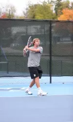 Connor LaFavre earned his first win in singles in his singles debut.