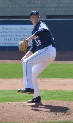 Adam Hall struck out six in his first home start of the season.