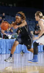 Kindell Fincher had 12 points on Sunday night, all coming in the second half.