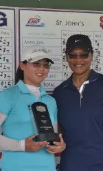 Hanna Lee tied for fourth at the 2015 BIG EAST Championship.
