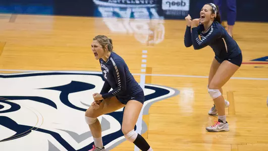 Sofia Peterson and Mackenzi Humm at BIG EAST Tournament
