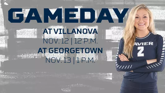 Volleyball at Villanova, Georgetown - Preview Graphic