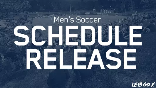 Men's Soccer Schedule Release Inside