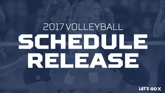 2017 Volleyball Schedule Release