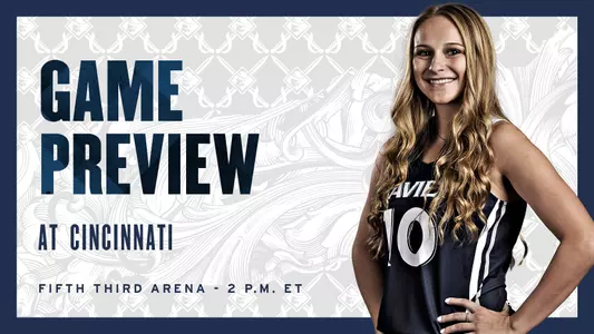 Xavier WBB at Cincinnati - Preview Graphic