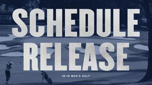 18-19 Men's Golf Schedule