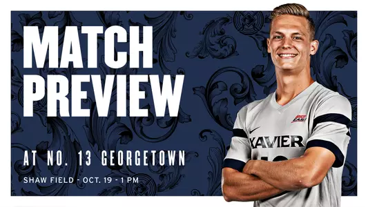 Men's Soccer at Georgetown - Preview Graphic