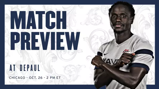 Xavier at DePaul - Soccer Preview Graphic