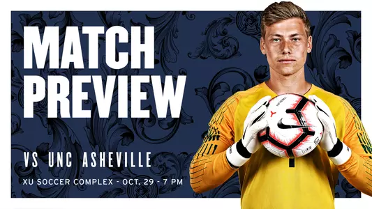 Men's Soccer vs UNC Asheville - Preview Graphic
