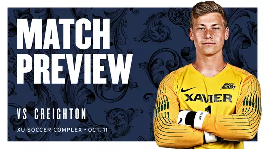 Men's Soccer vs Creighton - Preview Graphic