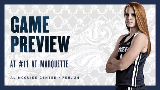 WBB Preview Graphic - at Marquette
