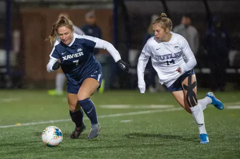 Action Shots from Xavier WSOC vs Butler on October 31, 2019 at Sellick Bowl in Indianapolis, IN. (Credit Image: Chad Williams)