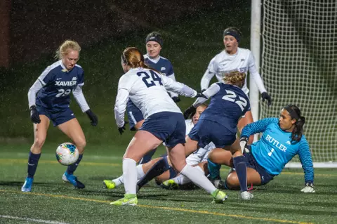 Action Shots from Xavier WSOC vs Butler on October 31, 2019 at Sellick Bowl in Indianapolis, IN. (Credit Image: Chad Williams)