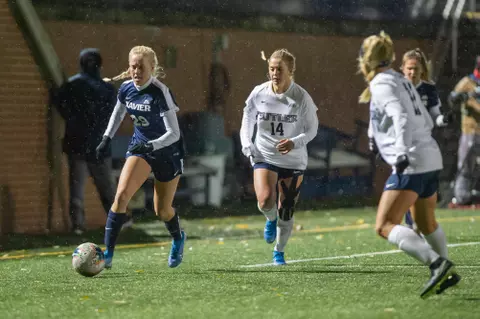 Action Shots from Xavier WSOC vs Butler on October 31, 2019 at Sellick Bowl in Indianapolis, IN. (Credit Image: Chad Williams)