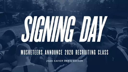 Men's soccer signing day