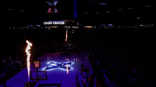 Cintas Center during WVU game