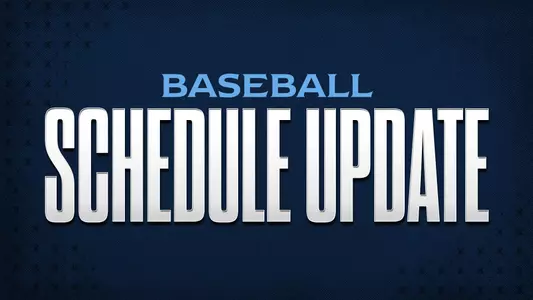 BASEBALL SCHEDULE UPDATE