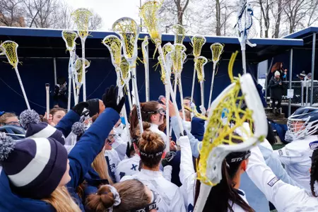 Women's Lacross Huddle