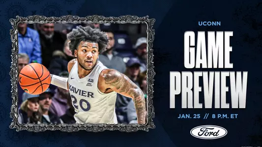 UConn MBB game graphic