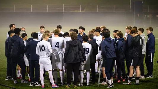 2025 Men's Soccer Huddle