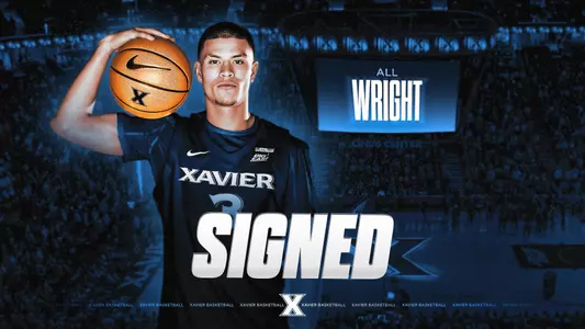 All Wright signing graphic