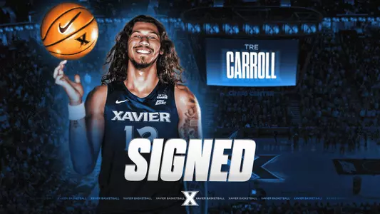Tre Carroll signing graphic