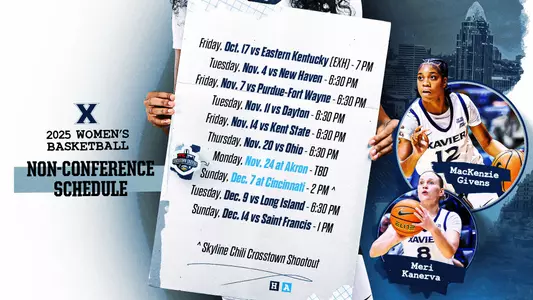 2025 Women's Basketball Non-Conference Schedule