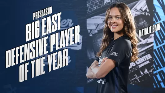 Natalie Bain BIG EAST Preseason DPOY
