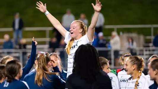 Women's Soccer defeats Providence 1-0 at Corcoran Field.