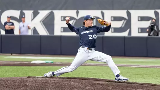 Xavier takes an 8-4 win over Villanova in game one at Hayden Field.