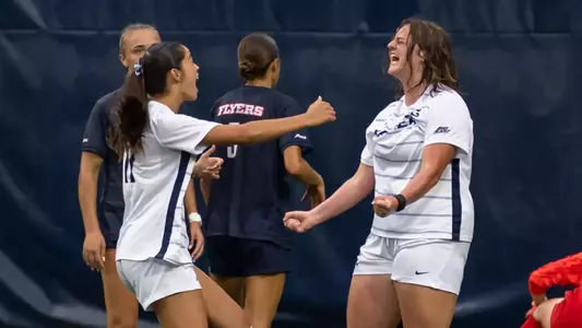 Xavier women's soccer tops Dayton, 4-0, at Corcoran Field.