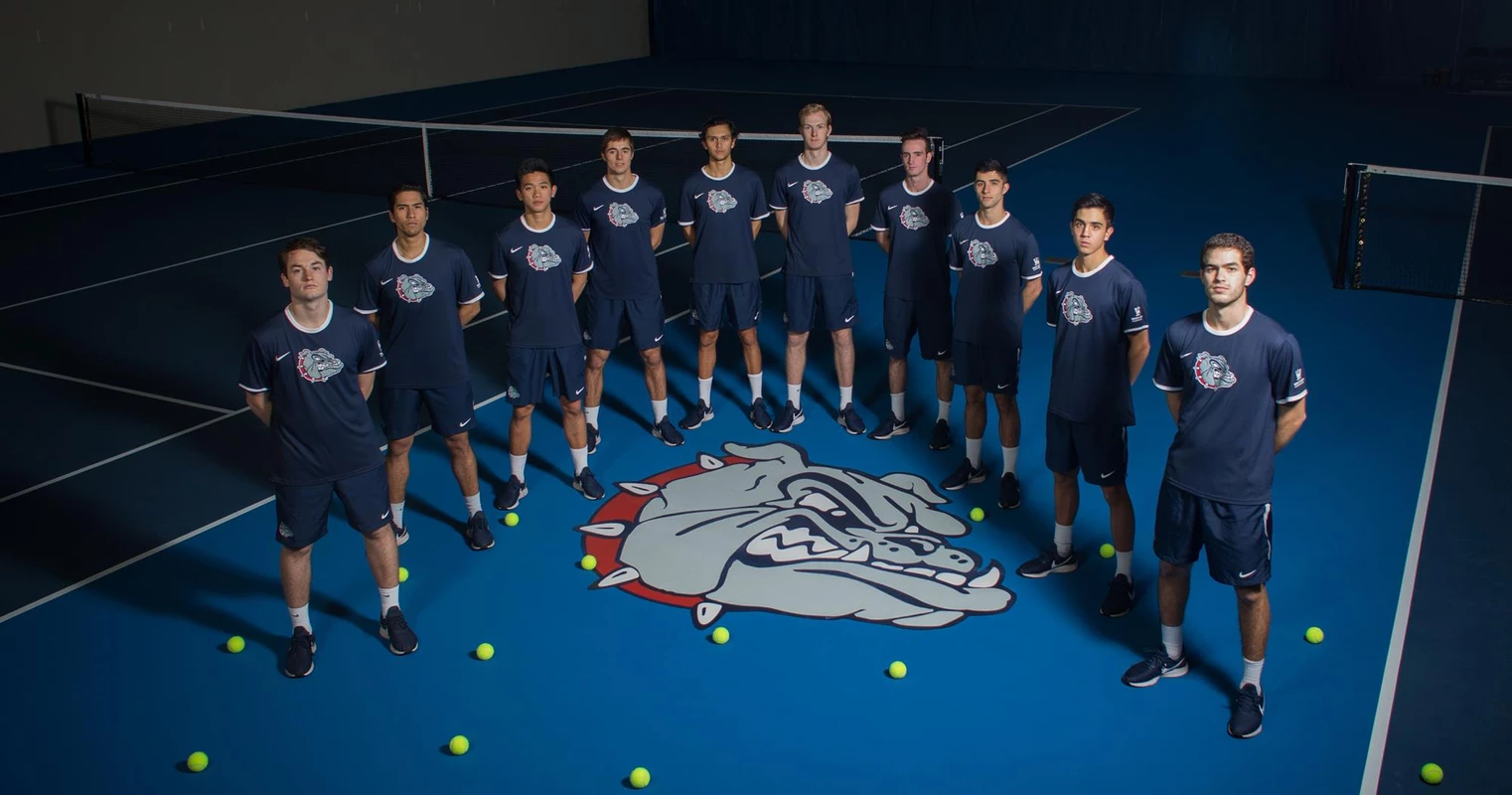 men's tennis team shot
