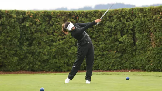 Cassie Kim hits a drive