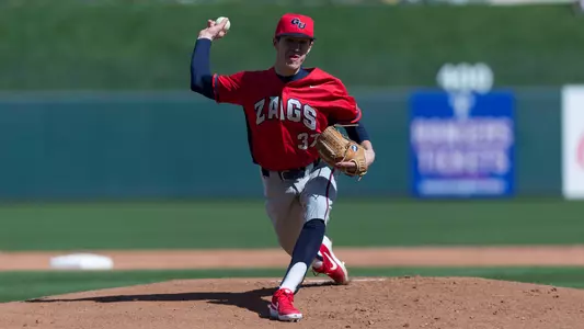 Alek Jacob delivers a pitch.