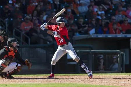 Brett Harris at bat