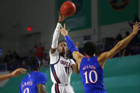 NCAA Basketball: Kansas at Gonzaga
