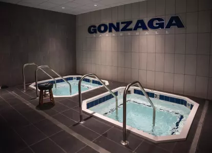 Men's Basketball team locker room remodel.