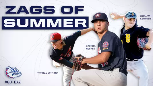 Zags of summer share graphic