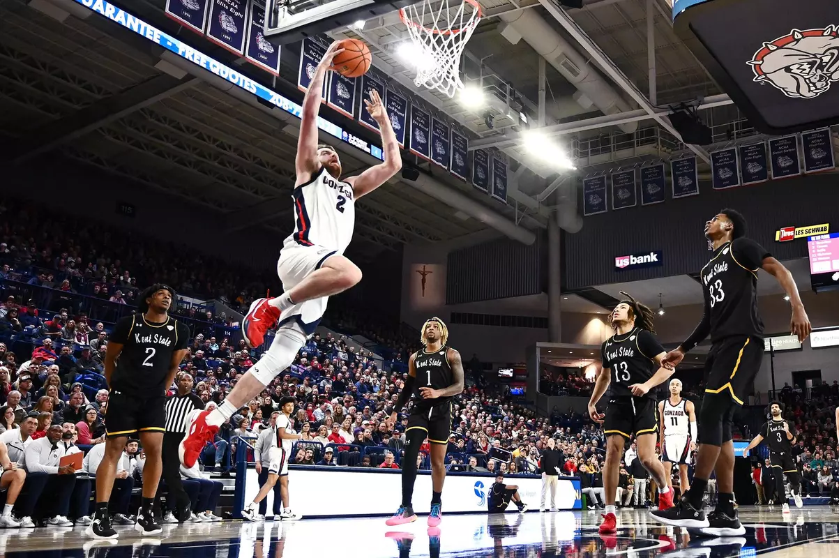 NCAA Basketball: Kent State at Gonzaga