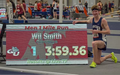 Wil Smith sub 4 minute mile WSU open