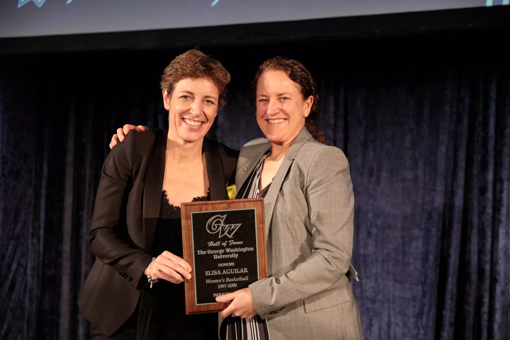 Elisa Aguilar with Tanya Vogel