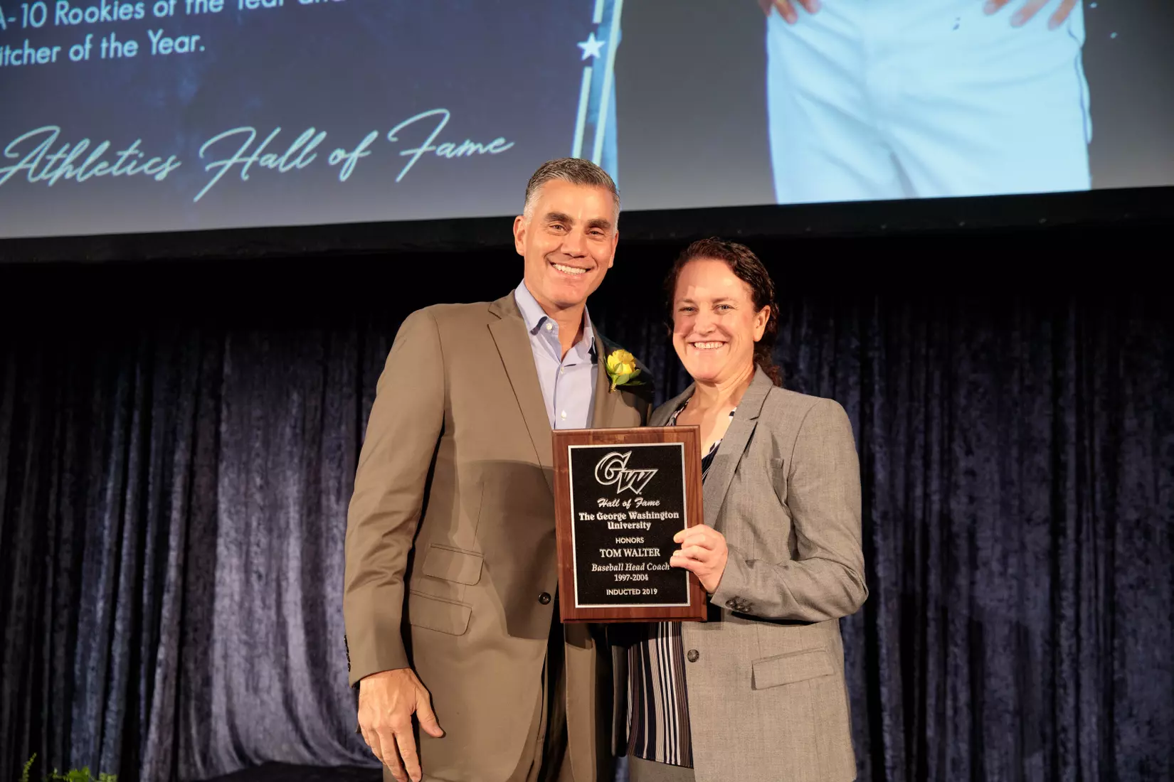 Tom Walter with Tanya Vogel