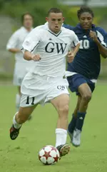 Sophomore Joseph Siegel netted his second goal of 2004 at Duquesne.