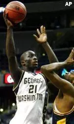 Pops Mensah-Bonsu lead George Washington with 20 points.