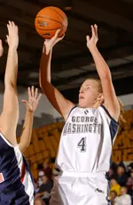 Senior Liz Dancause scored eight points off the bench versus Richmond.